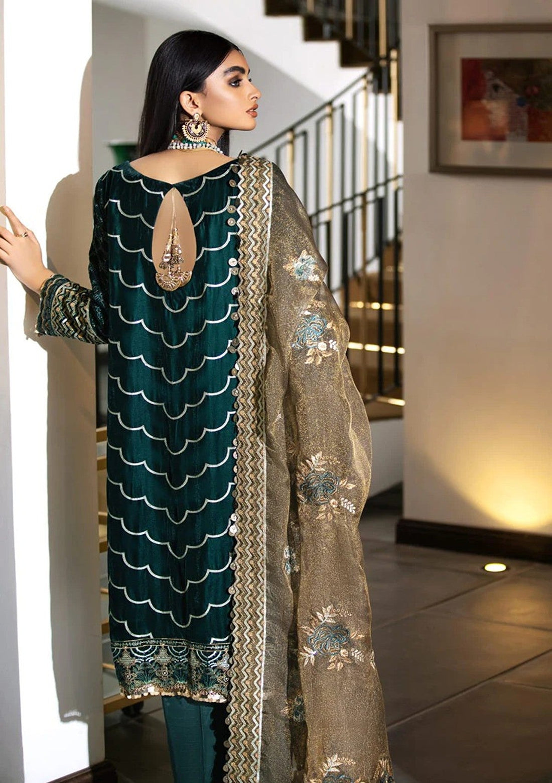 Winter Collection - Marjjan - Memsaab - Velvet - WV#4