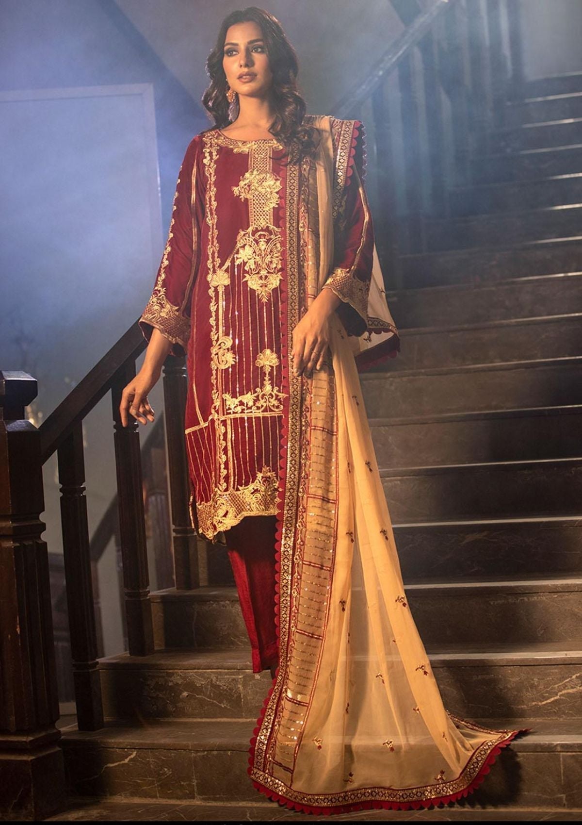 Winter Collection - Noorma Kaamal - Heer - Velvet - NKV#01