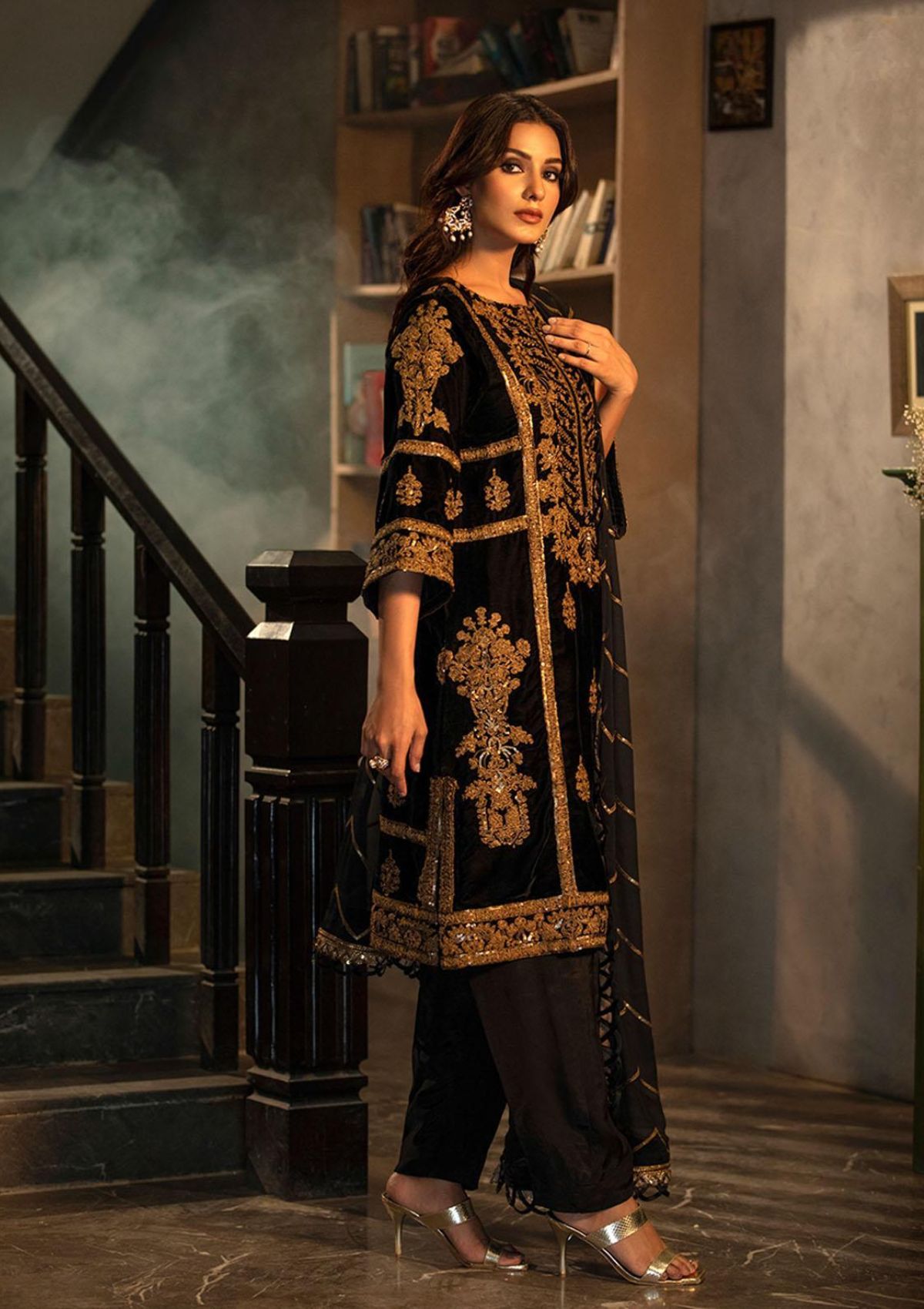 Winter Collection - Noorma Kaamal - Heer - Velvet - NKV#02