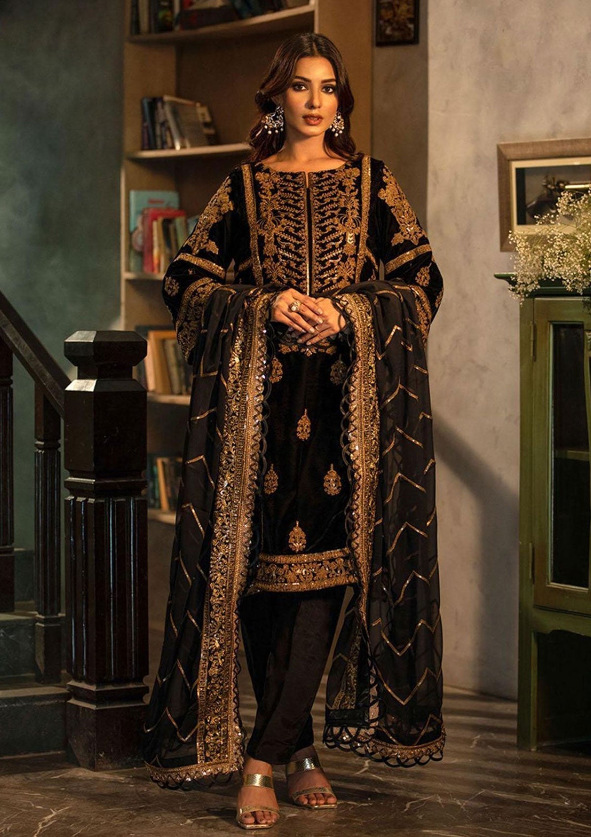 Winter Collection - Noorma Kaamal - Heer - Velvet - NKV#02