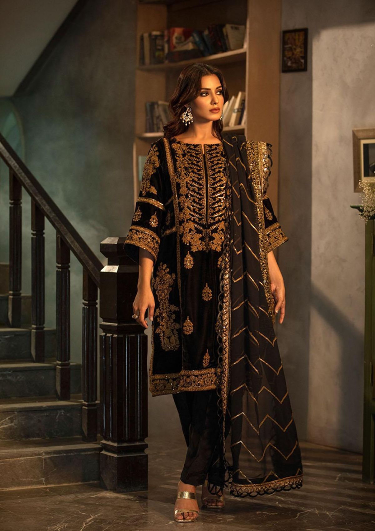 Winter Collection - Noorma Kaamal - Heer - Velvet - NKV#02