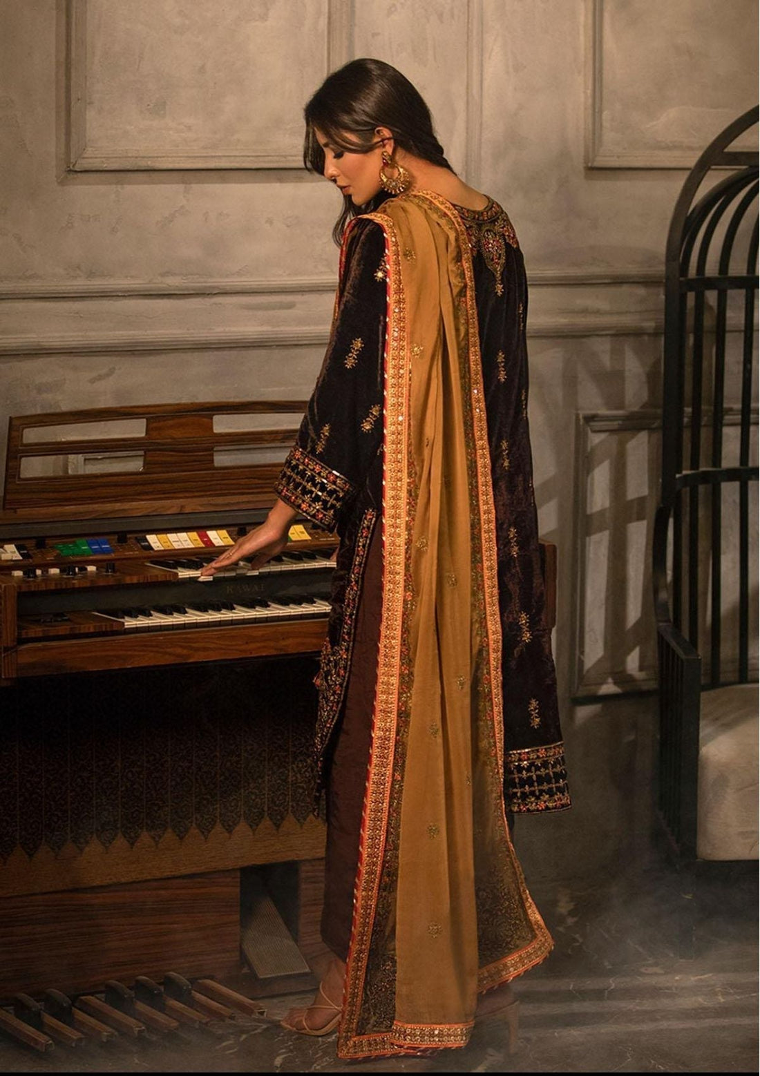 Winter Collection - Noorma Kaamal - Heer - Velvet - NKV#03