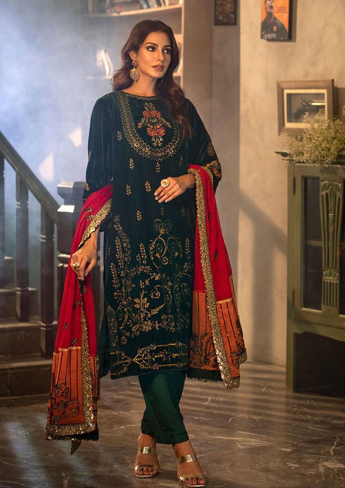 Winter Collection - Noorma Kaamal - Heer - Velvet - NKV#04