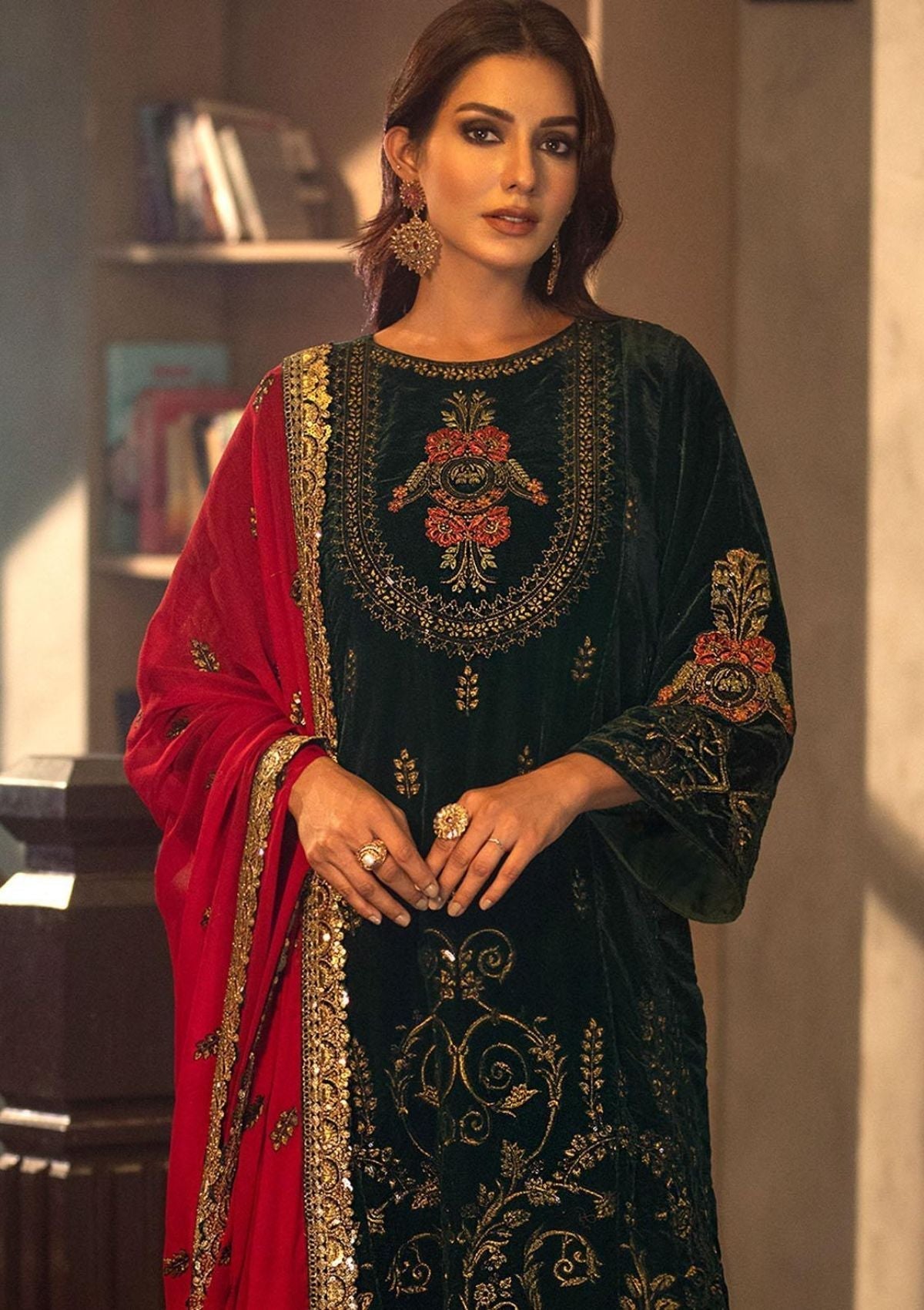 Winter Collection - Noorma Kaamal - Heer - Velvet - NKV#04
