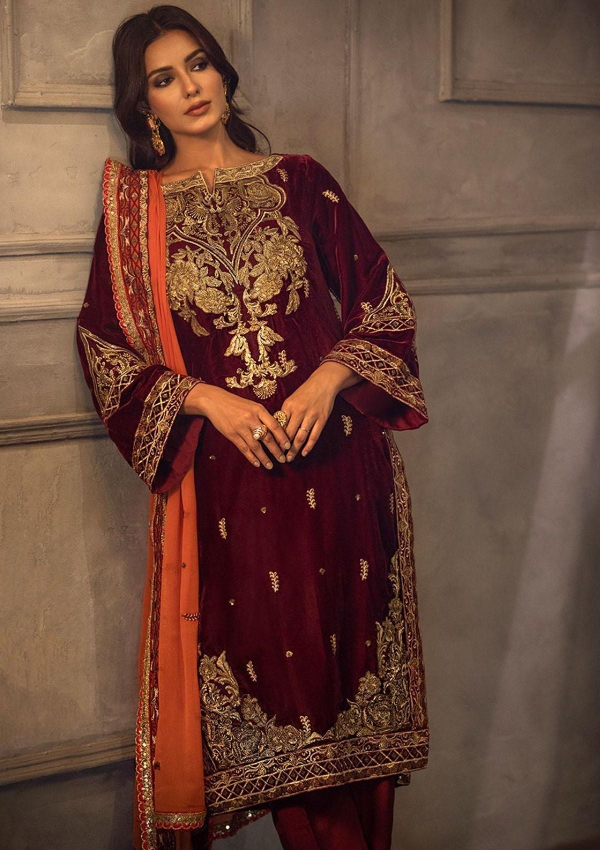 Winter Collection - Noorma Kaamal - Heer - Velvet - NKV#05
