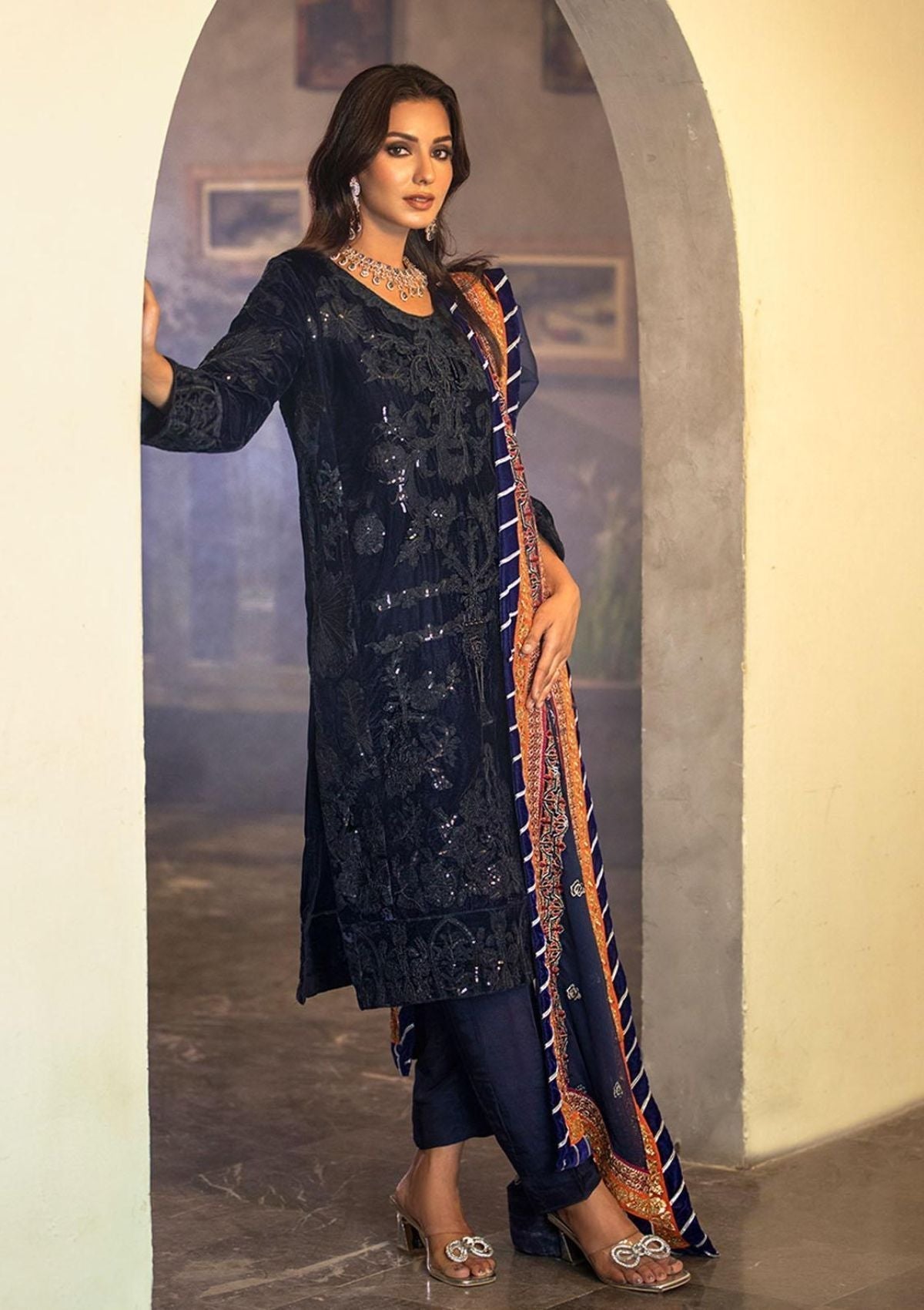 Winter Collection - Noorma Kaamal - Heer - Velvet - NKV#06