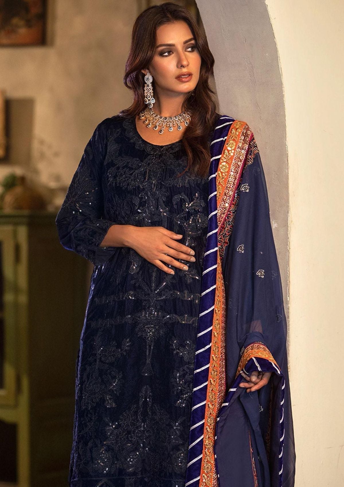 Winter Collection - Noorma Kaamal - Heer - Velvet - NKV#06