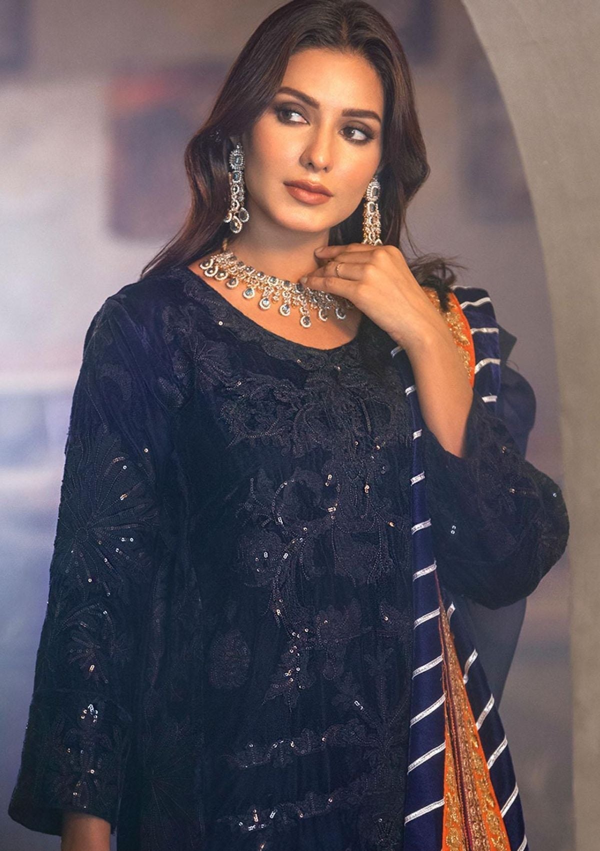 Winter Collection - Noorma Kaamal - Heer - Velvet - NKV#06