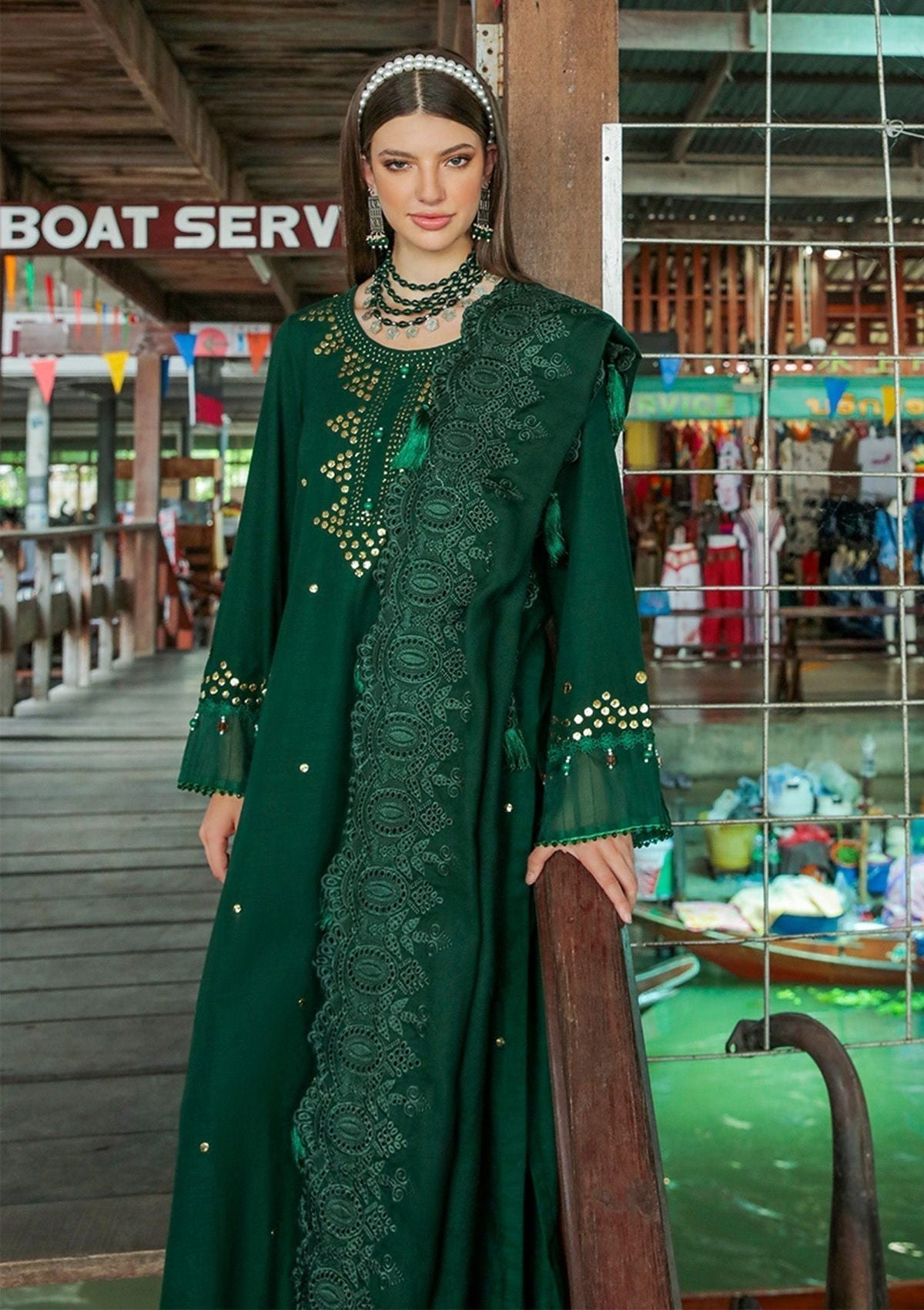 Winter Collection - Nureh - Bazaar - Chikankari - NW#75