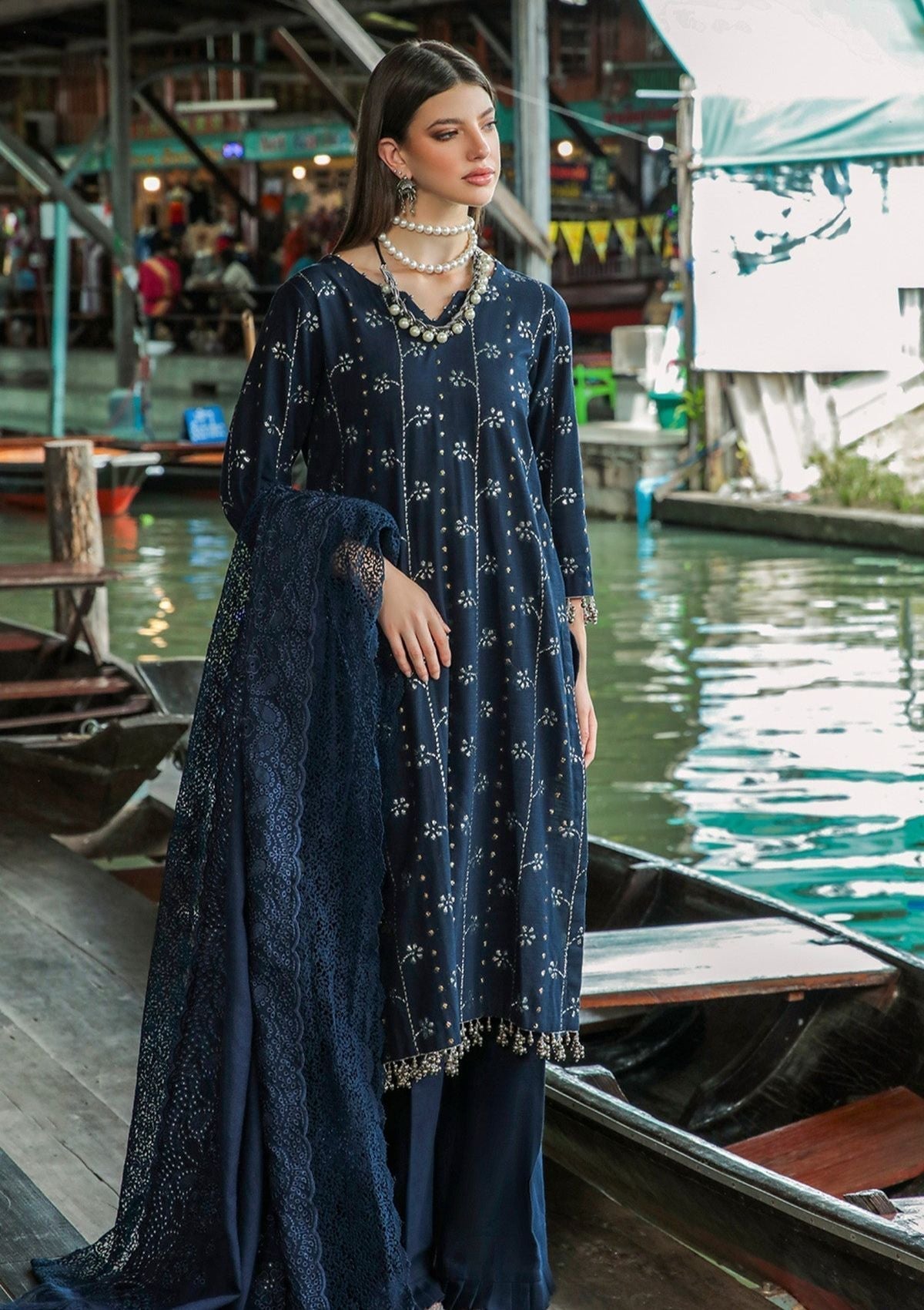 Winter Collection - Nureh - Bazaar - Chikankari - NW#77