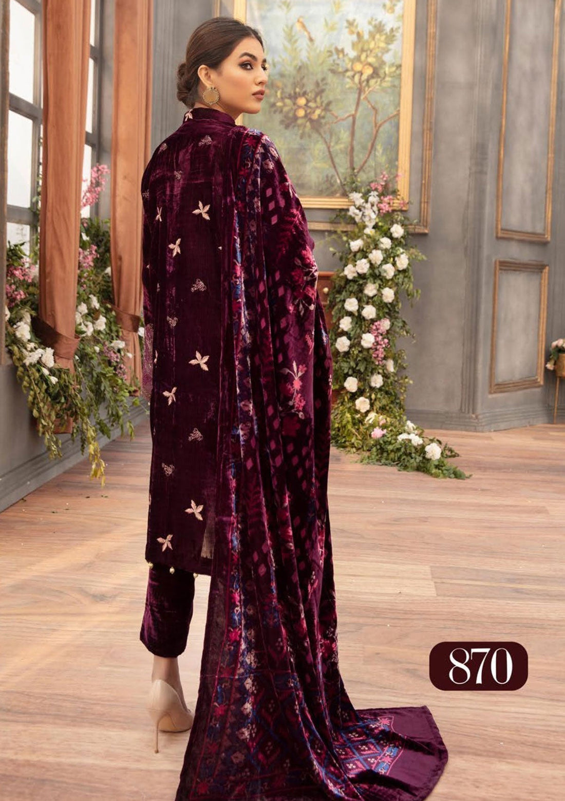 Winter Collection - Shaista - Kotrai Velvet - D#870