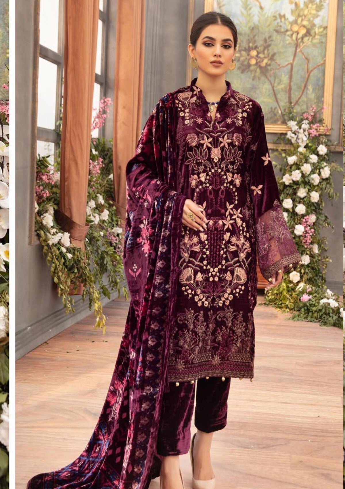 Winter Collection - Shaista - Kotrai Velvet - D#870