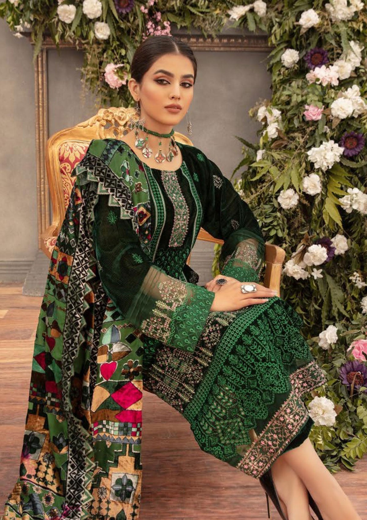 Winter Collection - Shaista - Kotrai Velvet - D#872