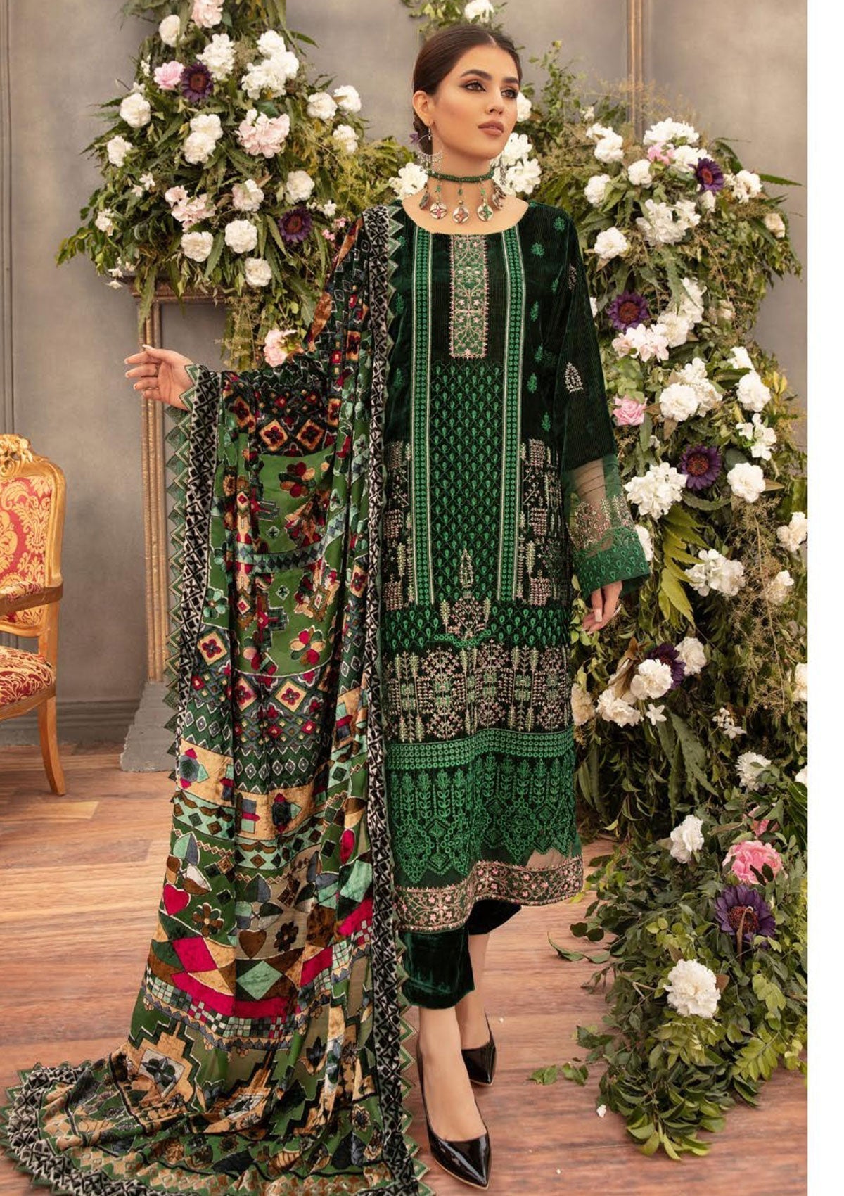 Winter Collection - Shaista - Kotrai Velvet - D#872