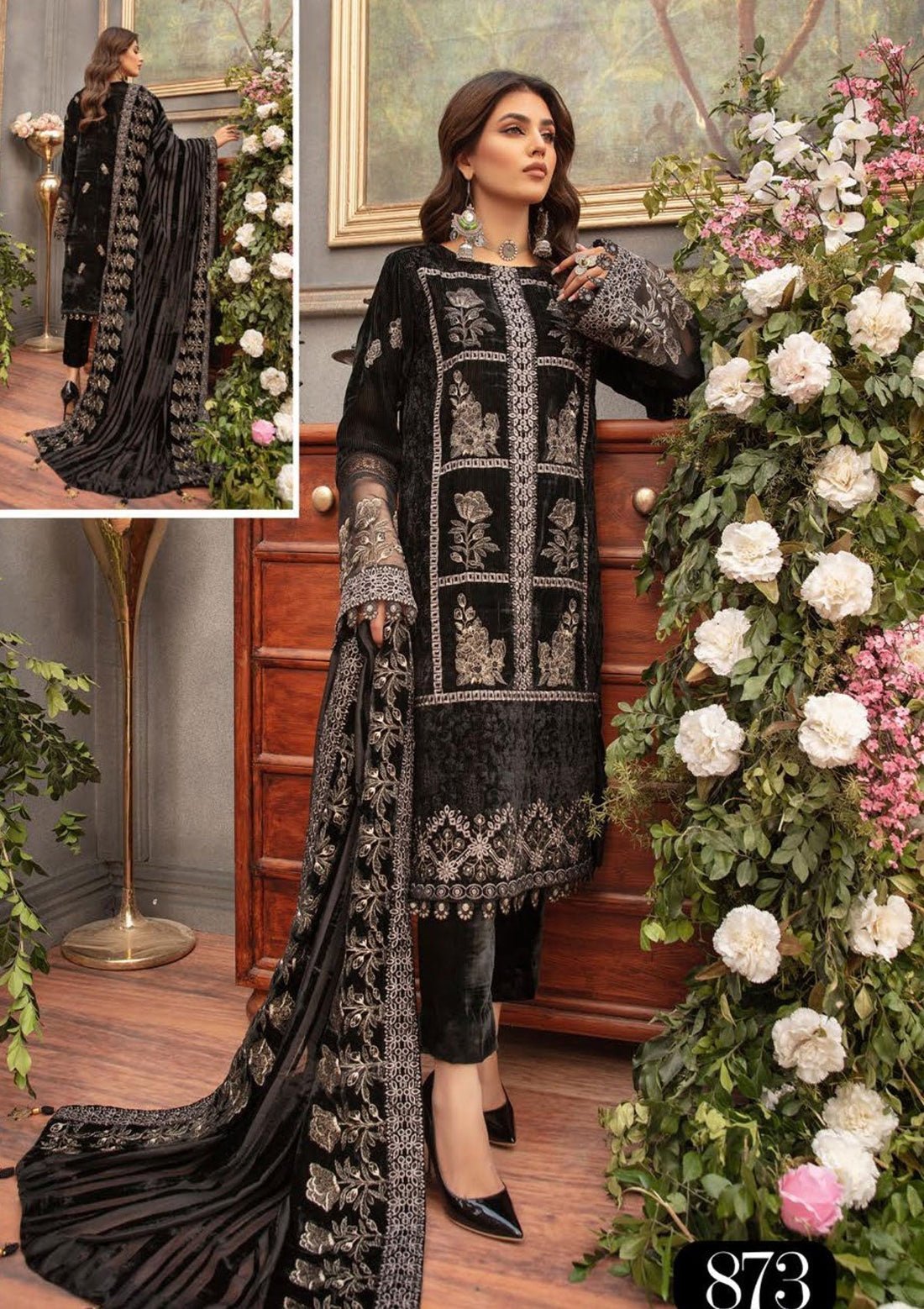 Winter Collection - Shaista - Kotrai Velvet - D#873