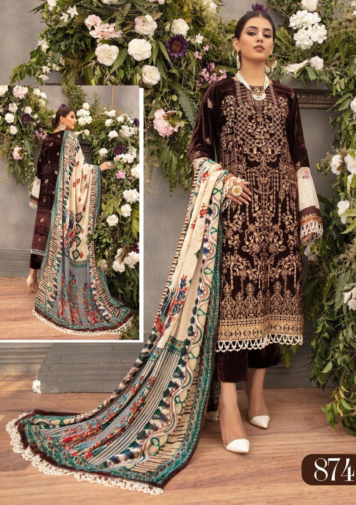 Winter Collection - Shaista - Kotrai Velvet - D#874