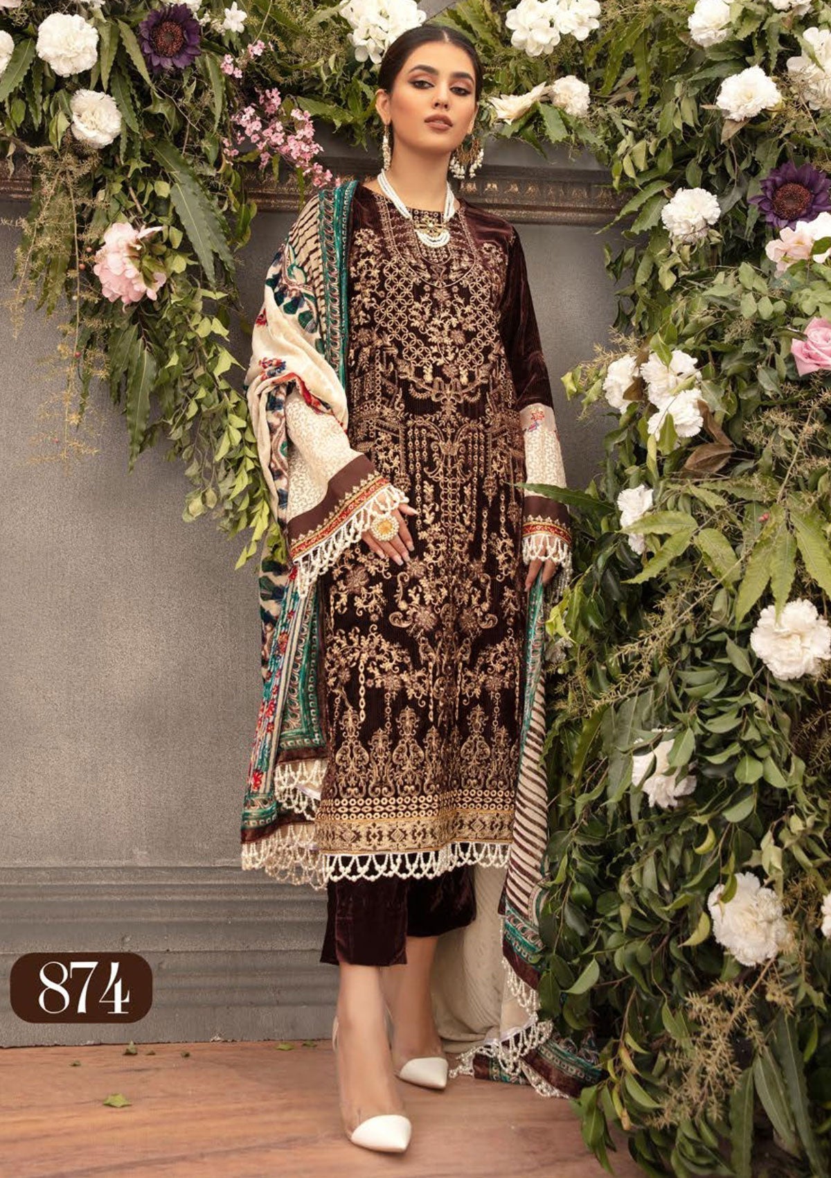 Winter Collection - Shaista - Kotrai Velvet - D#874
