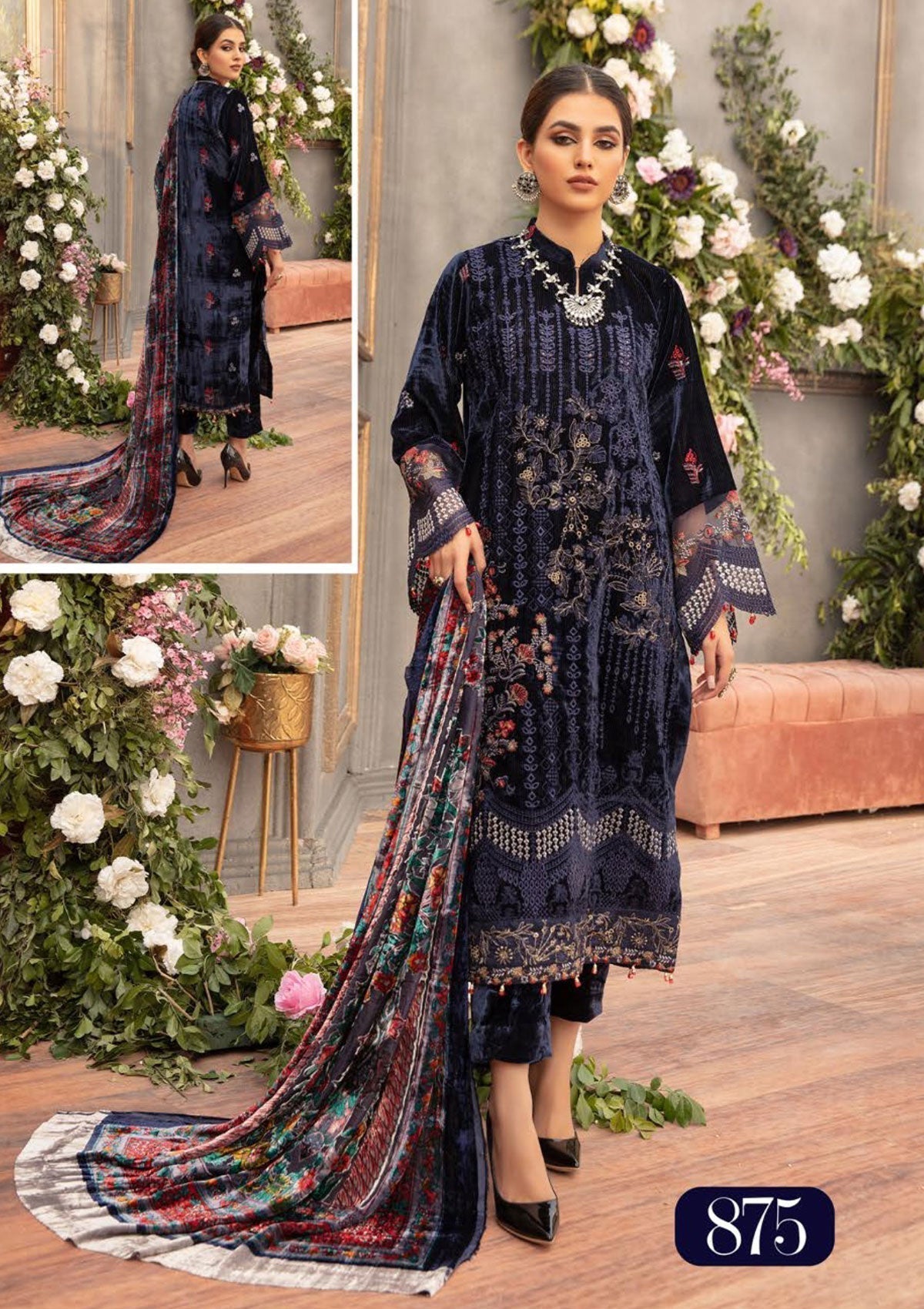 Winter Collection - Shaista - Kotrai Velvet - D#875