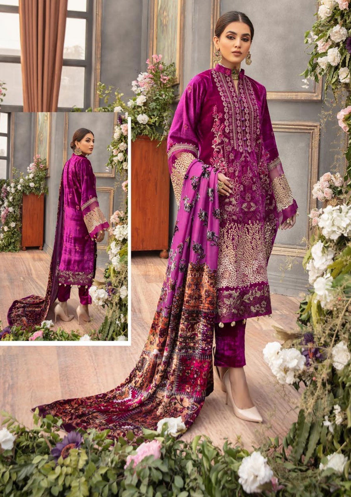 Winter Collection - Shaista - Kotrai Velvet - D#876