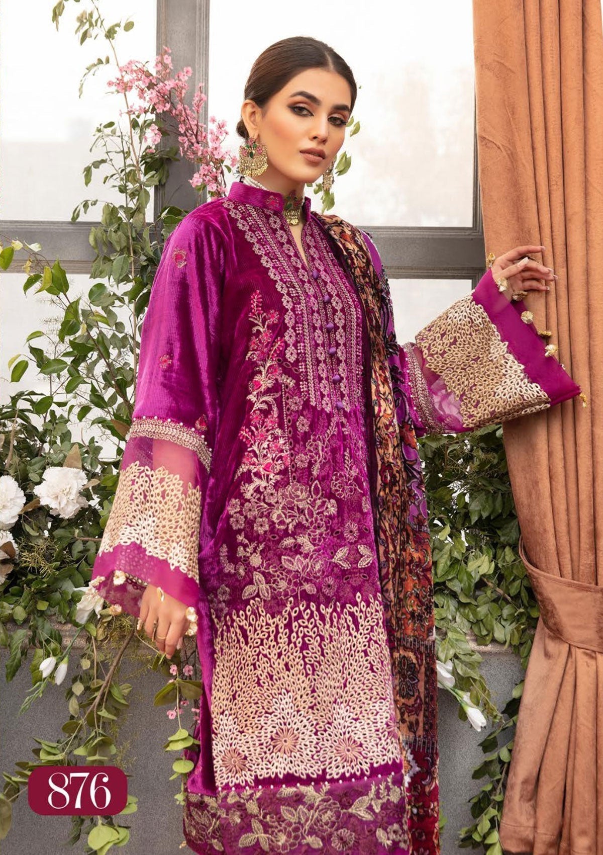 Winter Collection - Shaista - Kotrai Velvet - D#876