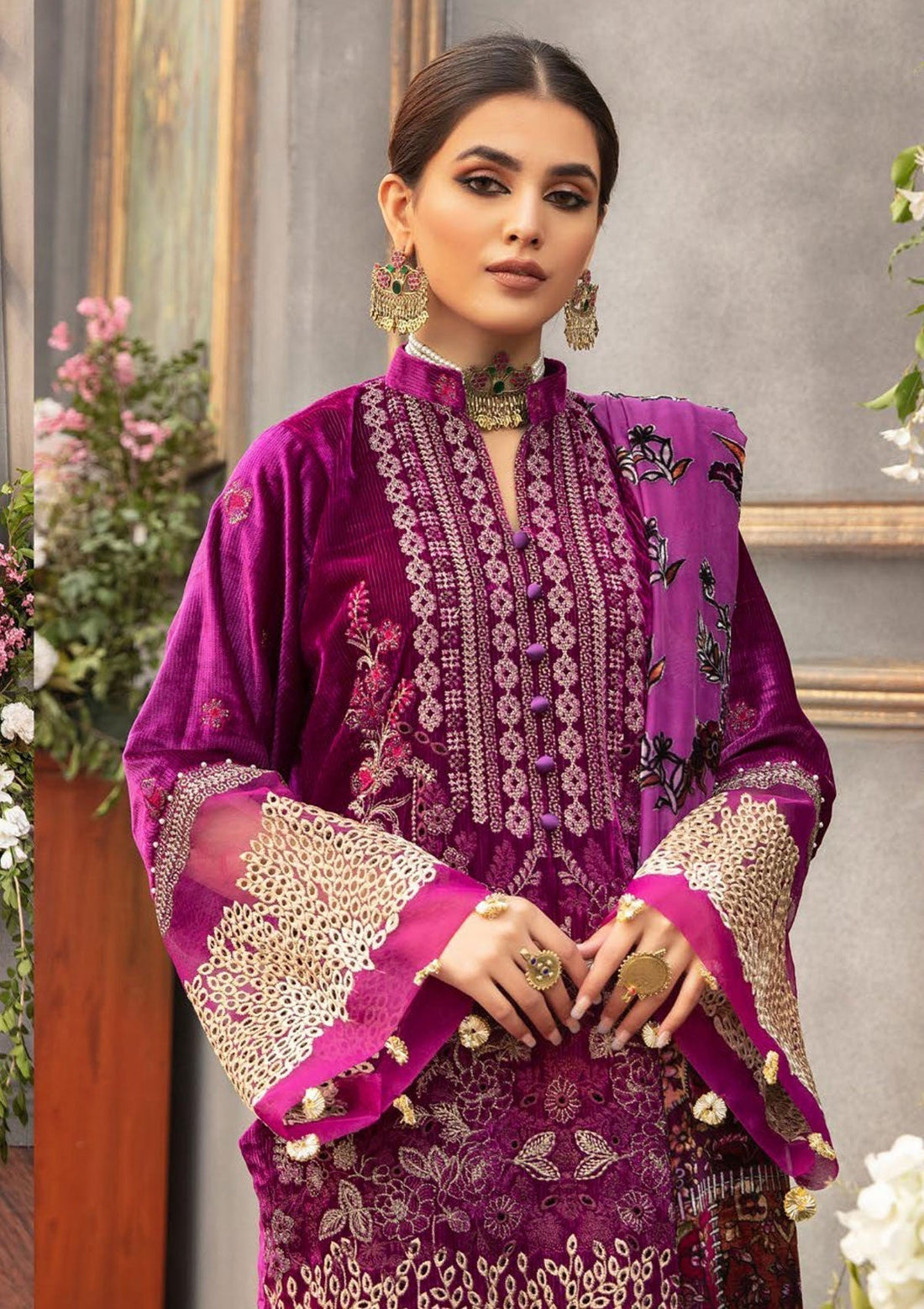 Winter Collection - Shaista - Kotrai Velvet - D#876