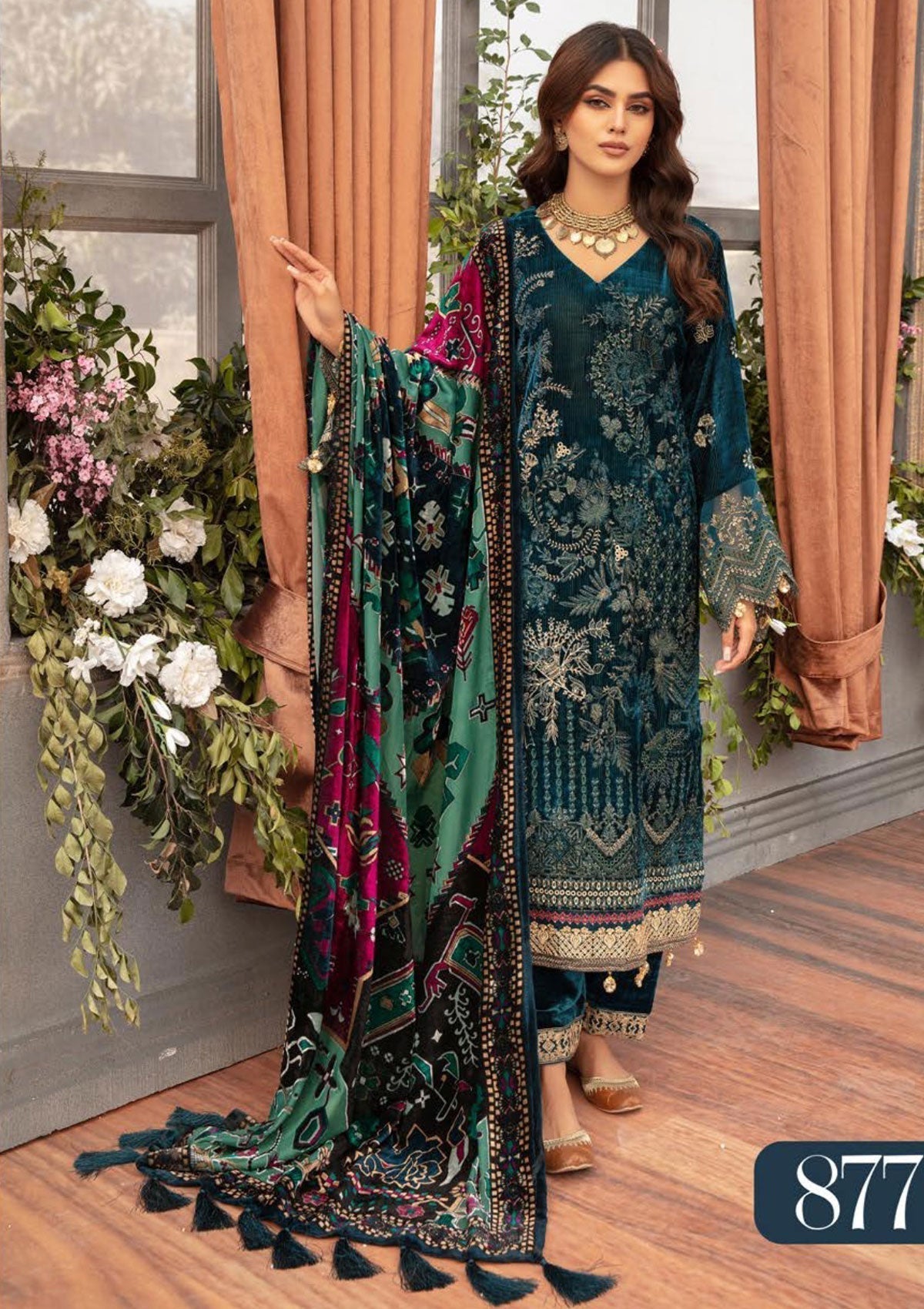 Winter Collection - Shaista - Kotrai Velvet - D#877