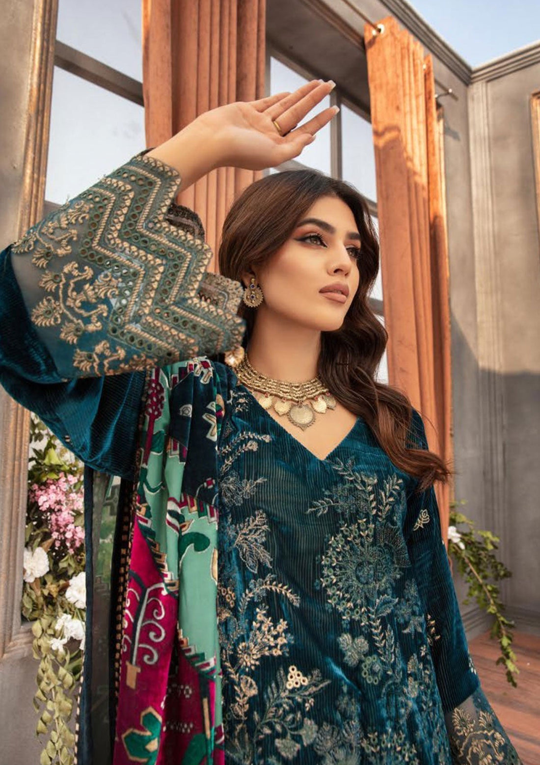 Winter Collection - Shaista - Kotrai Velvet - D#877