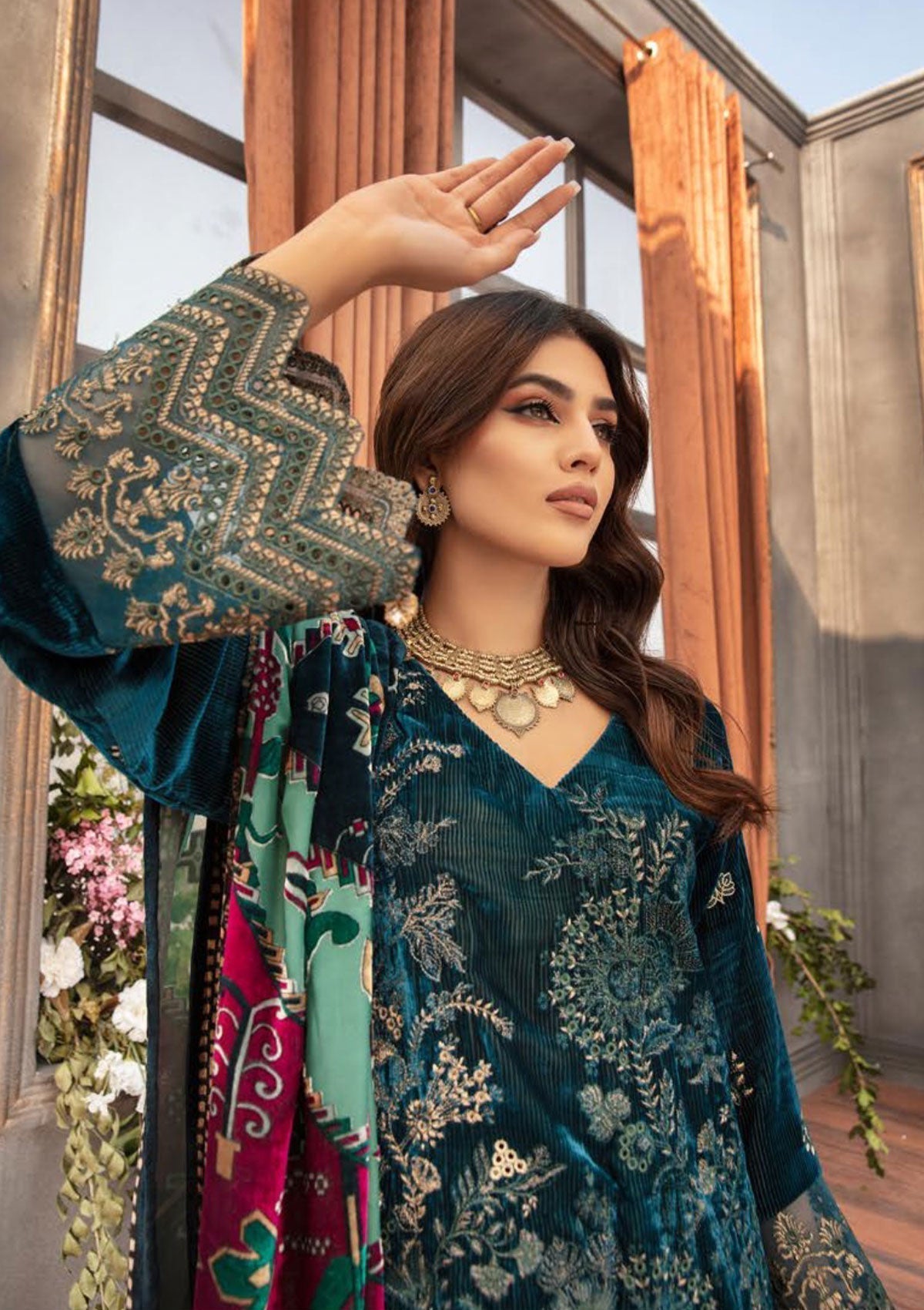 Winter Collection - Shaista - Kotrai Velvet - D#877