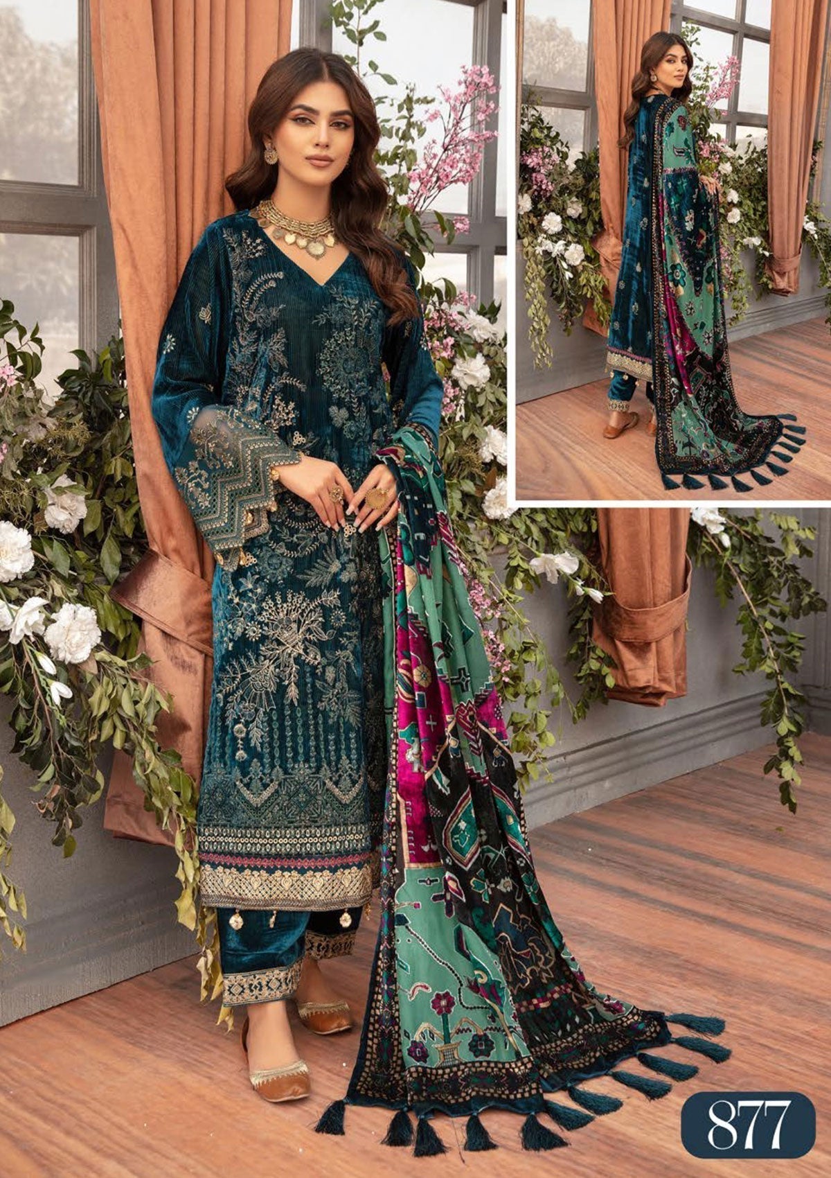 Winter Collection - Shaista - Kotrai Velvet - D#877