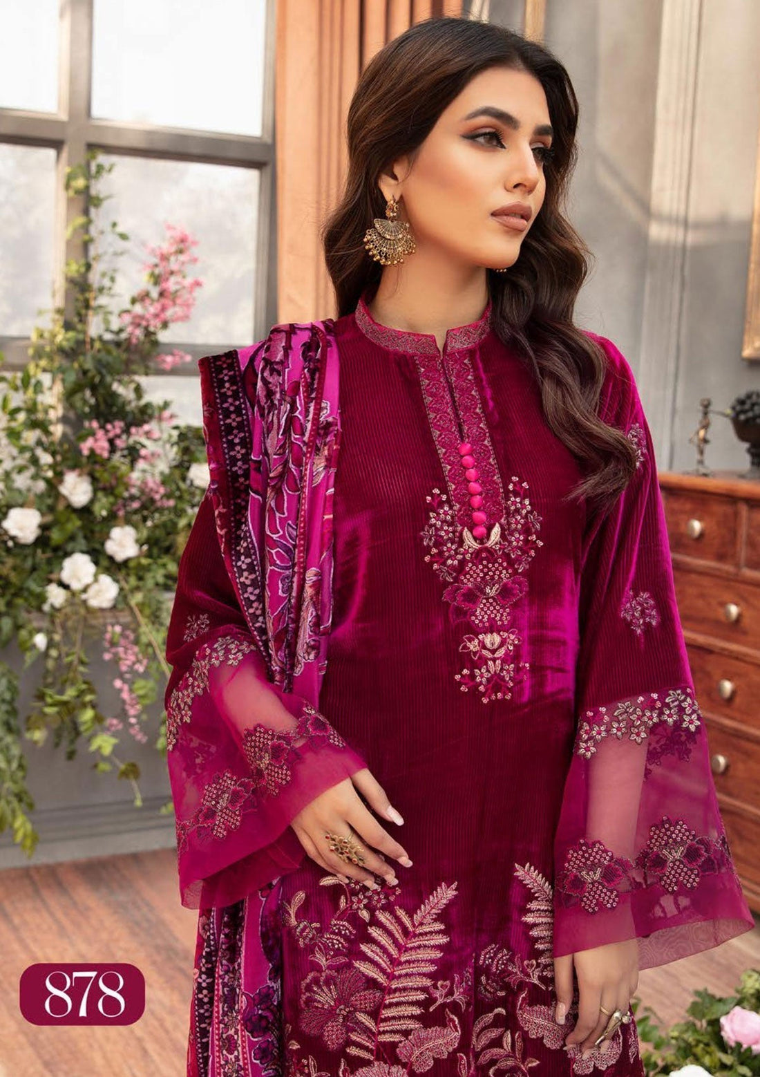 Winter Collection - Shaista - Kotrai Velvet - D#878