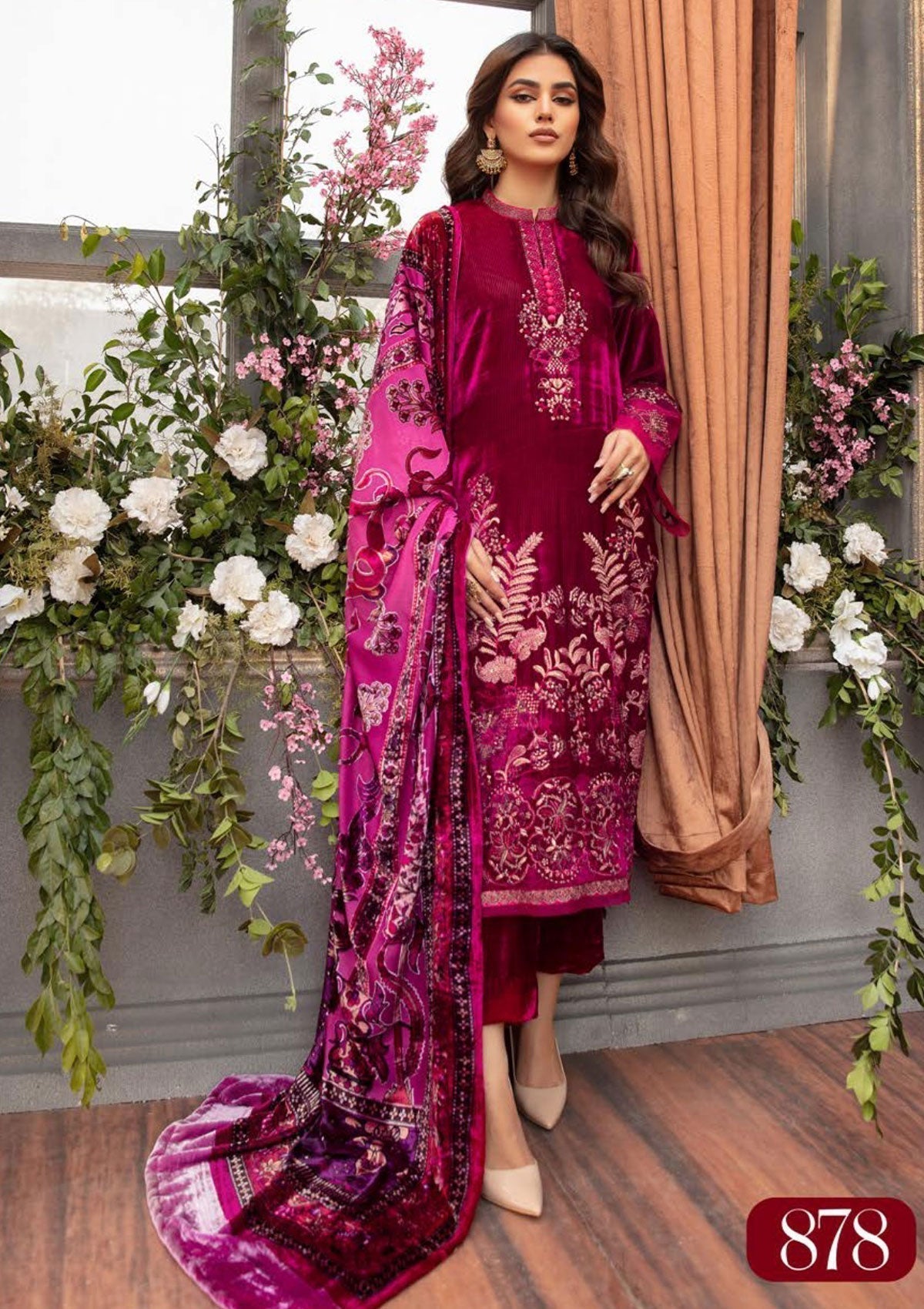 Winter Collection - Shaista - Kotrai Velvet - D#878