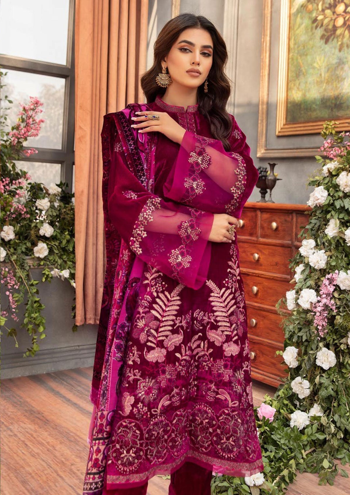 Winter Collection - Shaista - Kotrai Velvet - D#878