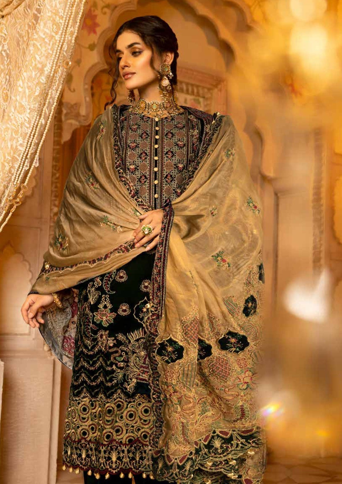 Winter Collection - Shaista - Velvet - Emb - SVEC#400