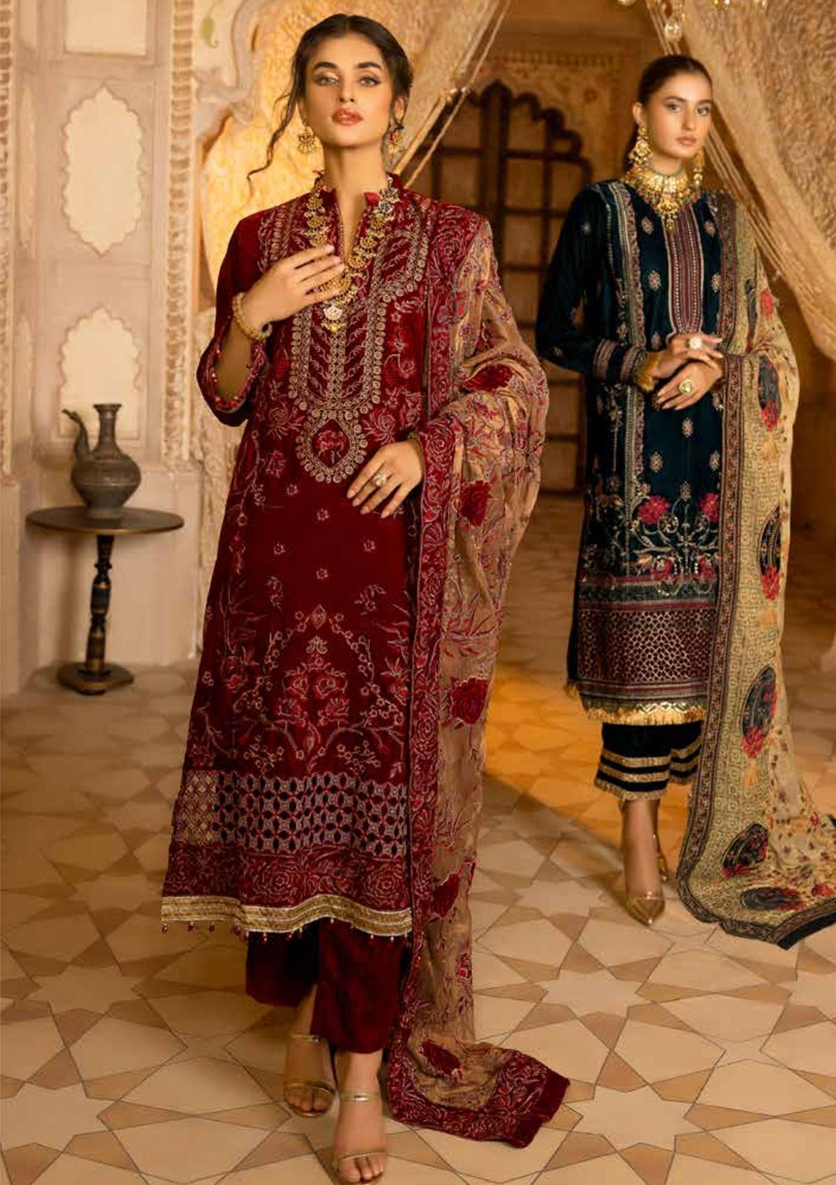 Winter Collection - Shaista - Velvet - Emb - SVEC#403