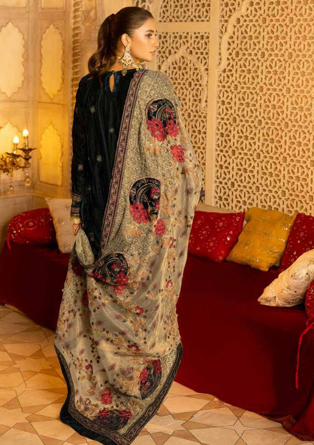 Winter Collection - Shaista - Velvet - Emb - SVEC#404