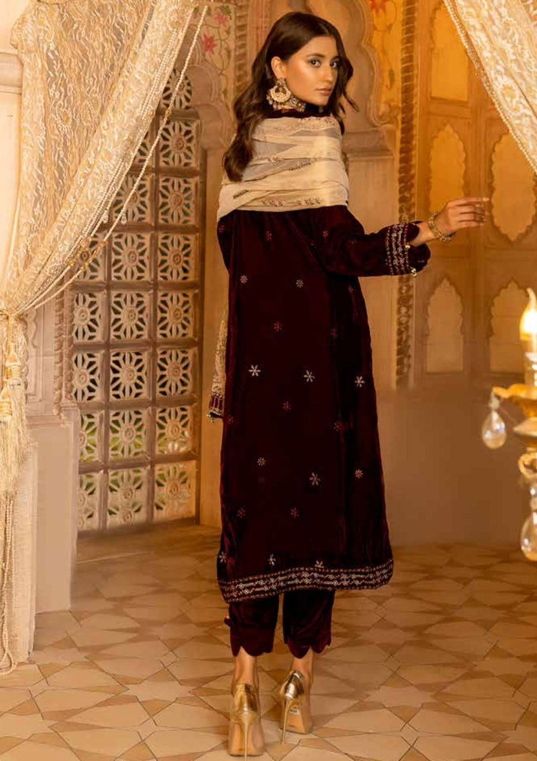 Winter Collection - Shaista - Velvet - Emb - SVEC#405
