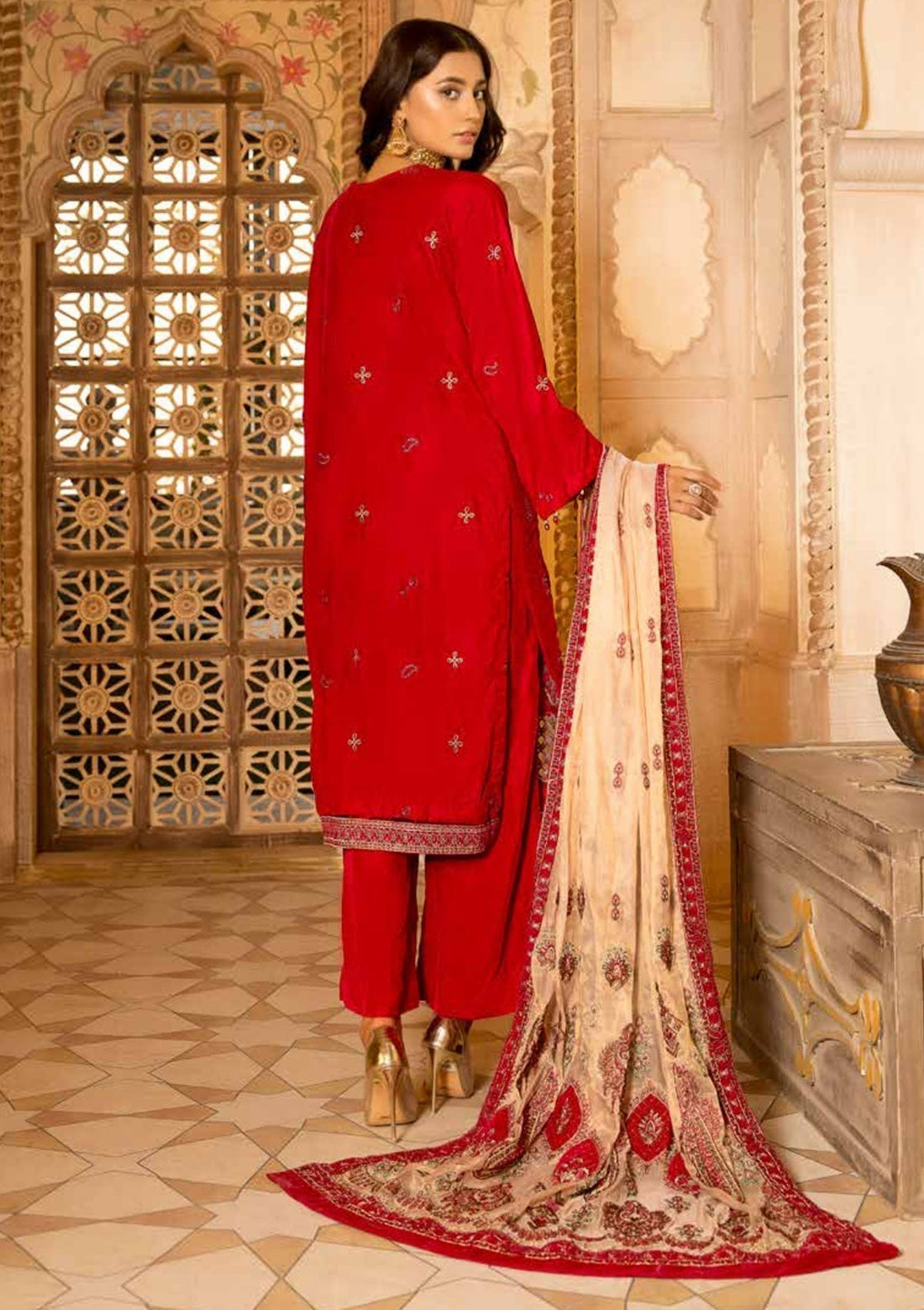 Winter Collection - Shaista - Velvet - Emb - SVEC#406