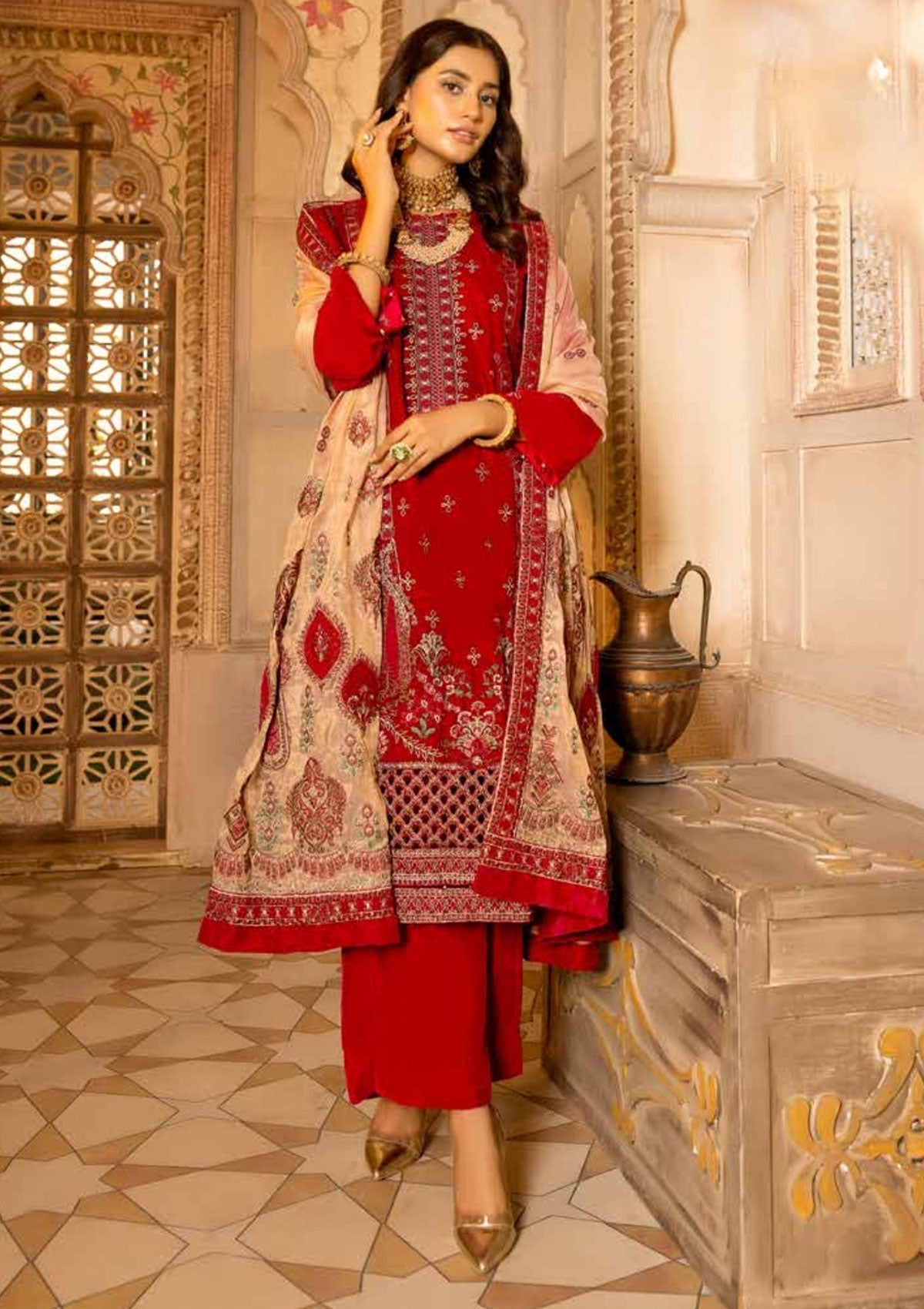 Winter Collection - Shaista - Velvet - Emb - SVEC#406