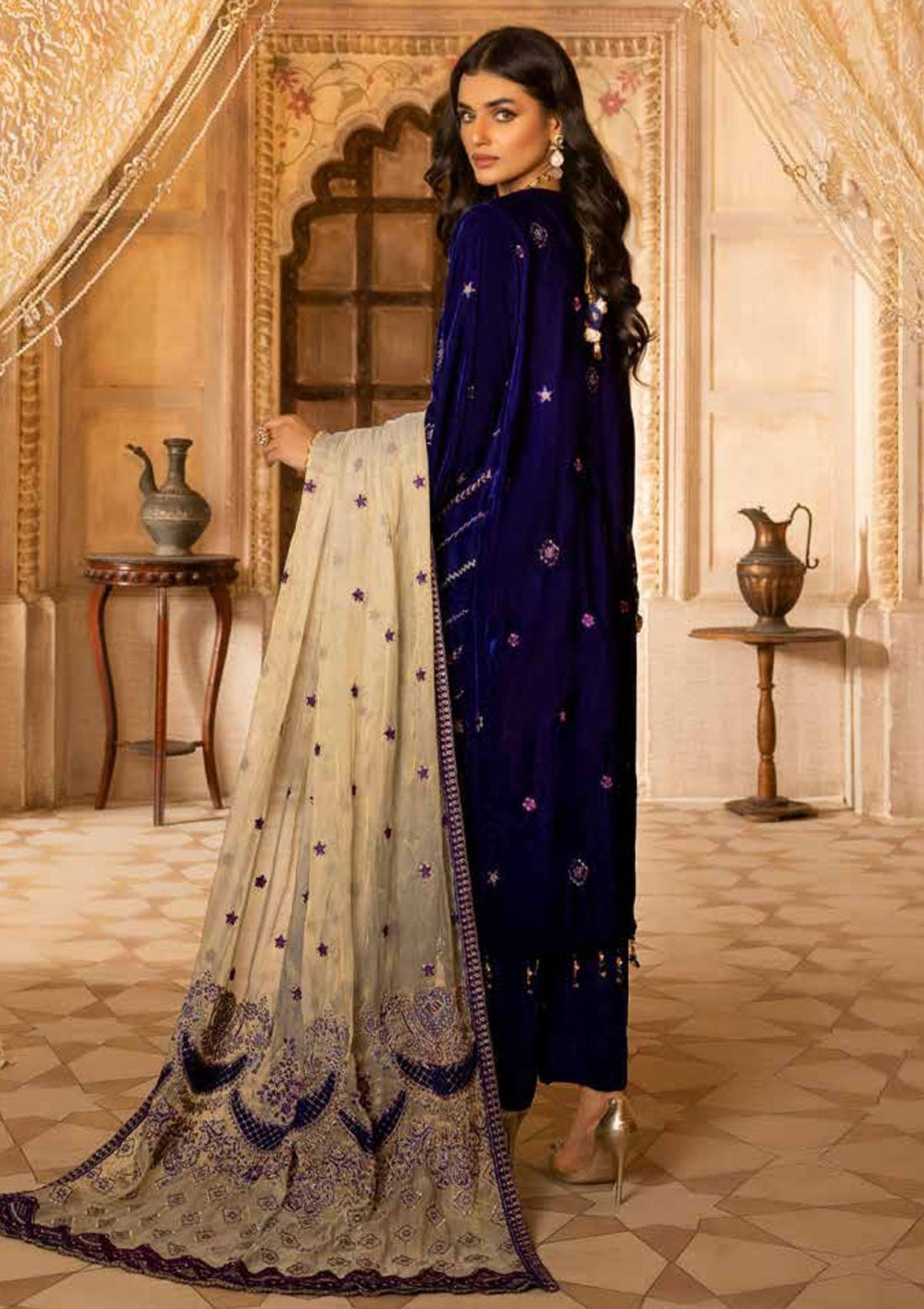 Winter Collection - Shaista - Velvet - Emb - SVEC#408