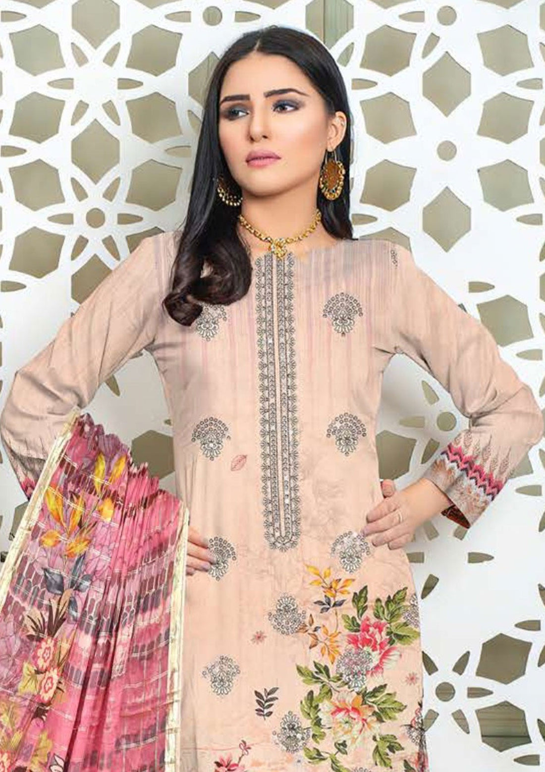 Winter Collection - Zara Meer - Viscose - V52 - D#5 - Official Zara Meer - Agha Fabrics UK
