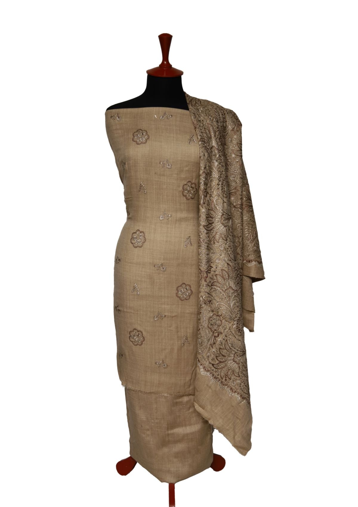 Winter Dress - Pashmina - Embroidery - D Skin D#02