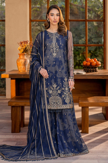 Zarif | Iris Printed Embroidered Edit 24 | ZINNIA