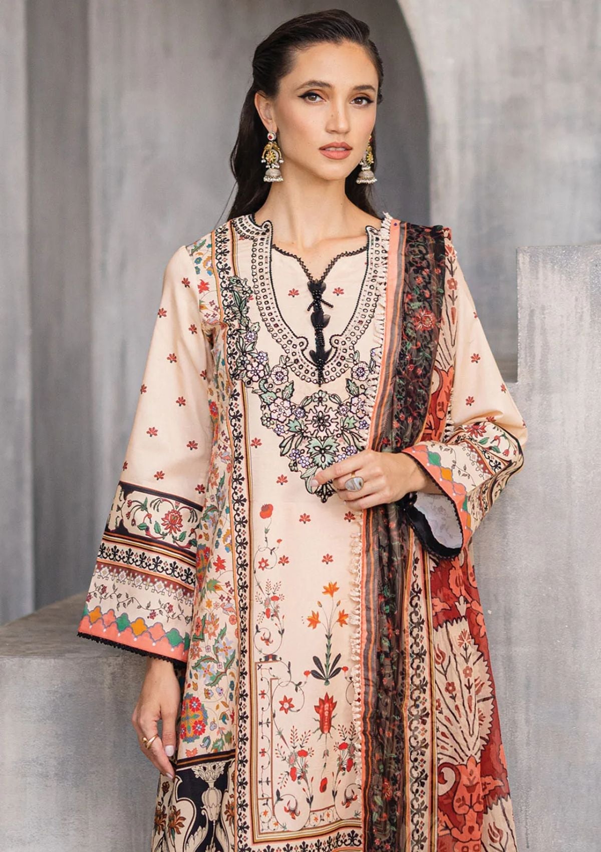 Lawn Collection - Roheenaz - Azalea - RA24#01 - B - Enchanting Eden
