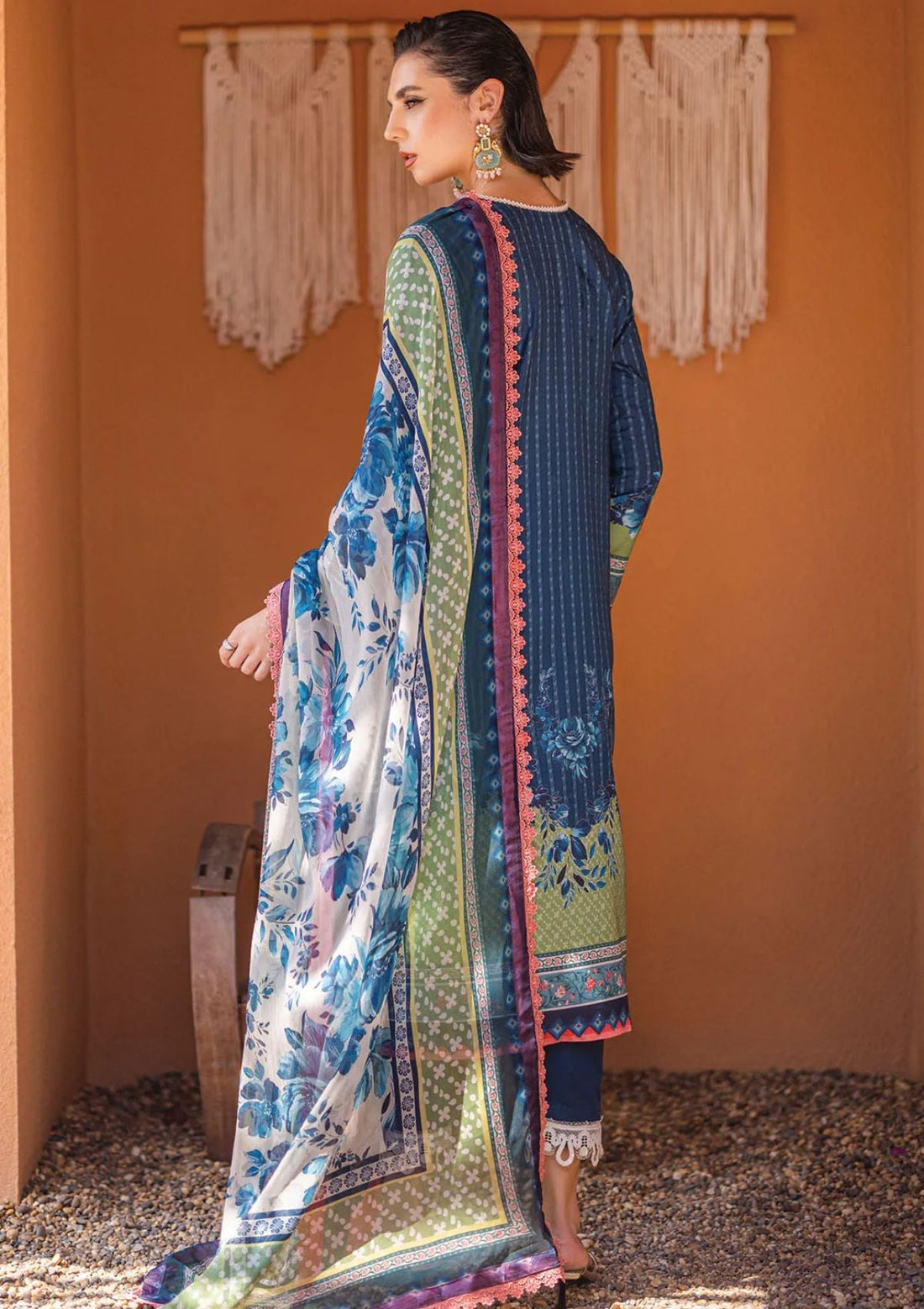 Lawn Collection - Roheenaz - Azalea - RA24#07 - B - Mirage Mesh