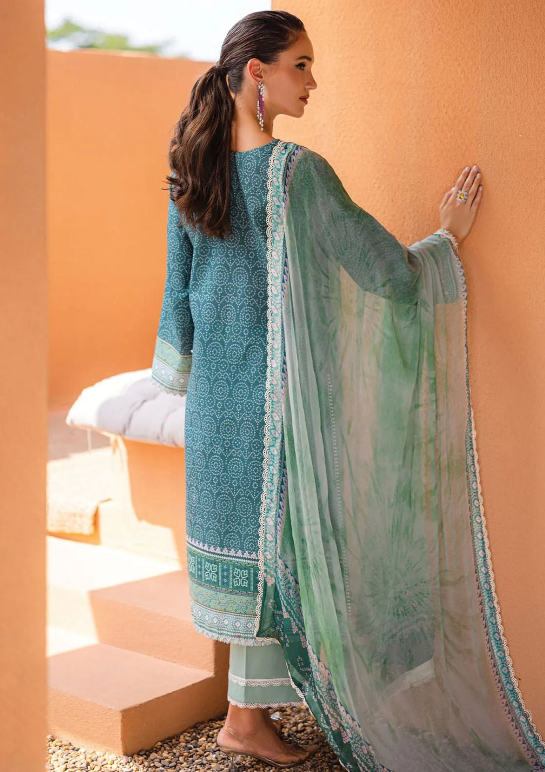 Lawn Collection - Roheenaz - Azalea - RA24#02 - B - Ocean Breeze