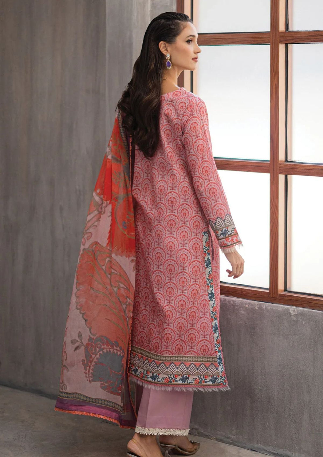 Lawn Collection - Roheenaz - Azalea - RA24#03 - B - Sunset Serenade