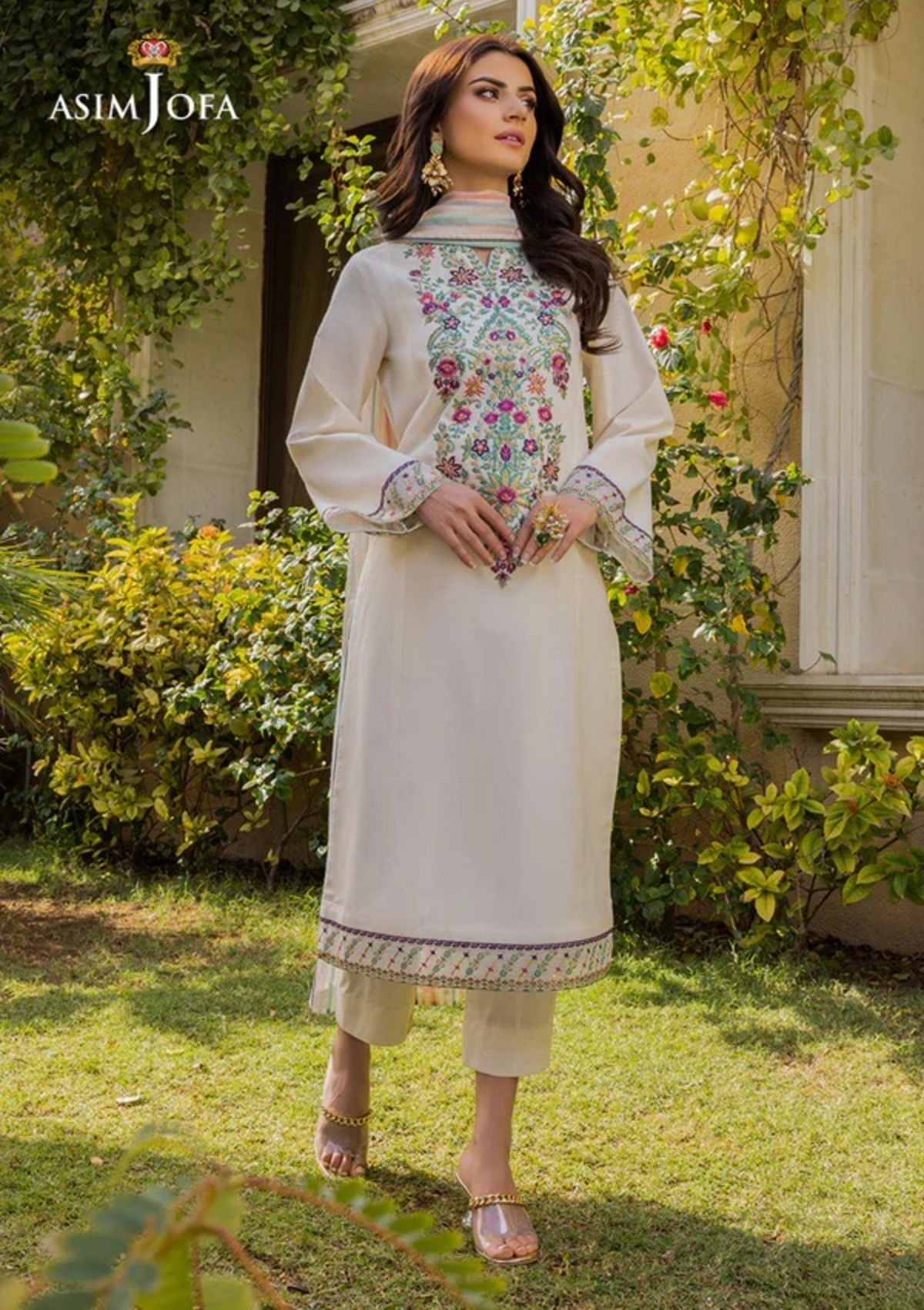 Lawn Collection - Asim Jofa - Festive - AJPE#32 - Official Asim Jofa - Agha Fabrics UK