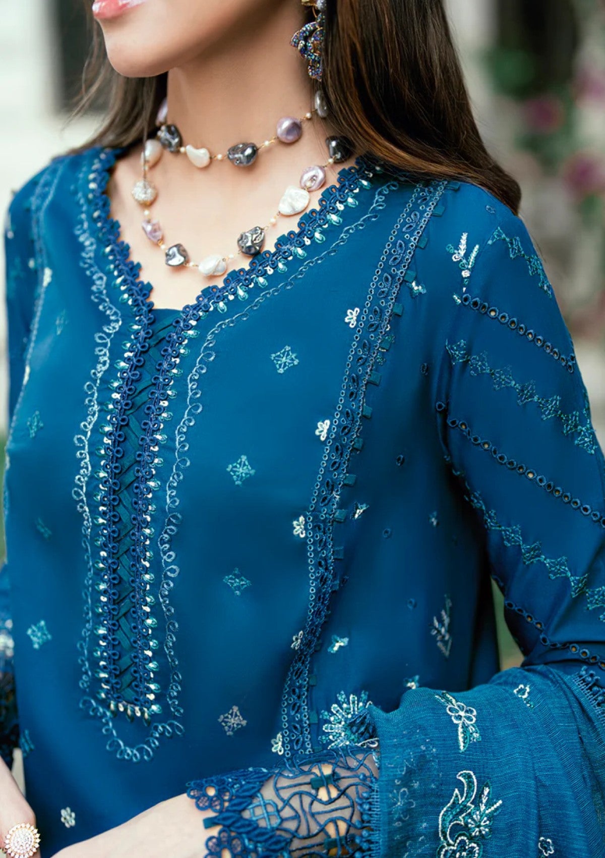 Lawn - Qalamkar - Luxury - Eid Edit 25 - SB#11 - Noray