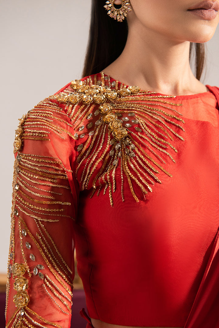 Maria Osama Khan | Tiffany Formals | Carnelian -  Maria Osama Khan Formal -  Agha Fabrics