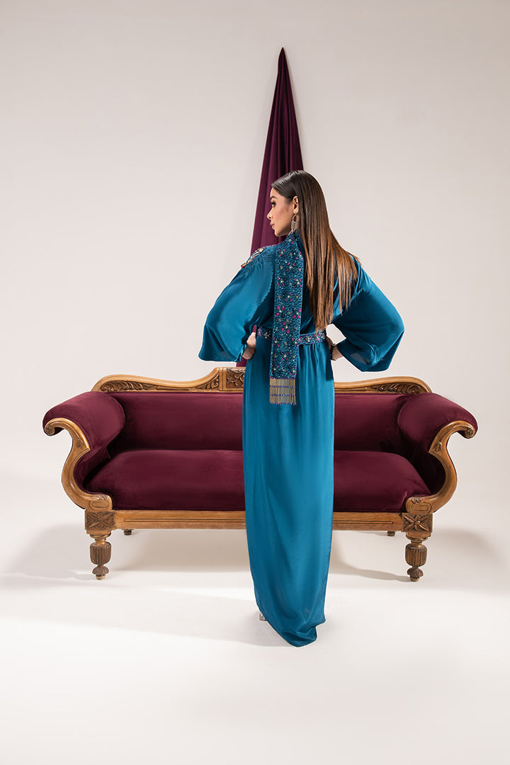 Maria Osama Khan | Tiffany Formals | Sapphire -  Maria Osama Khan Formal -  Agha Fabrics